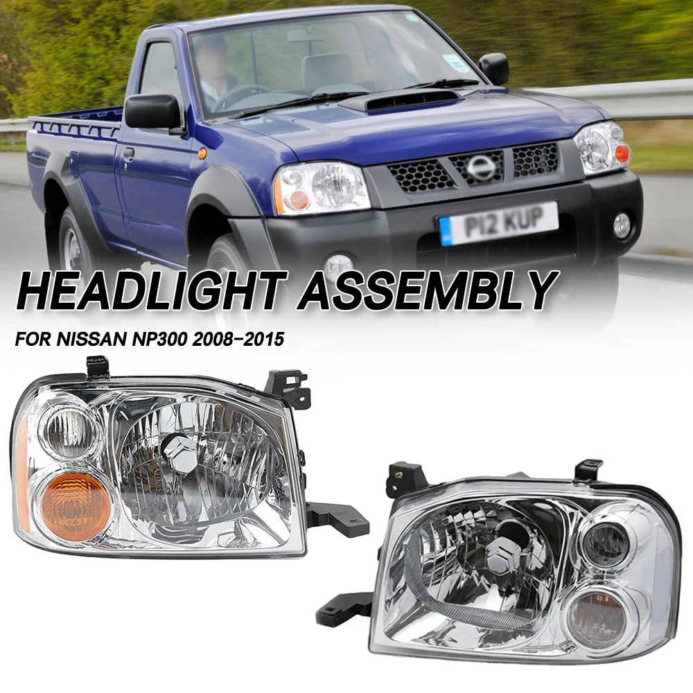 

Left/Right Side Front Bumper Head Light Headlamp Driving Headlight Turn Signal Light For Nissan NP300 2008 2009 2010-2015