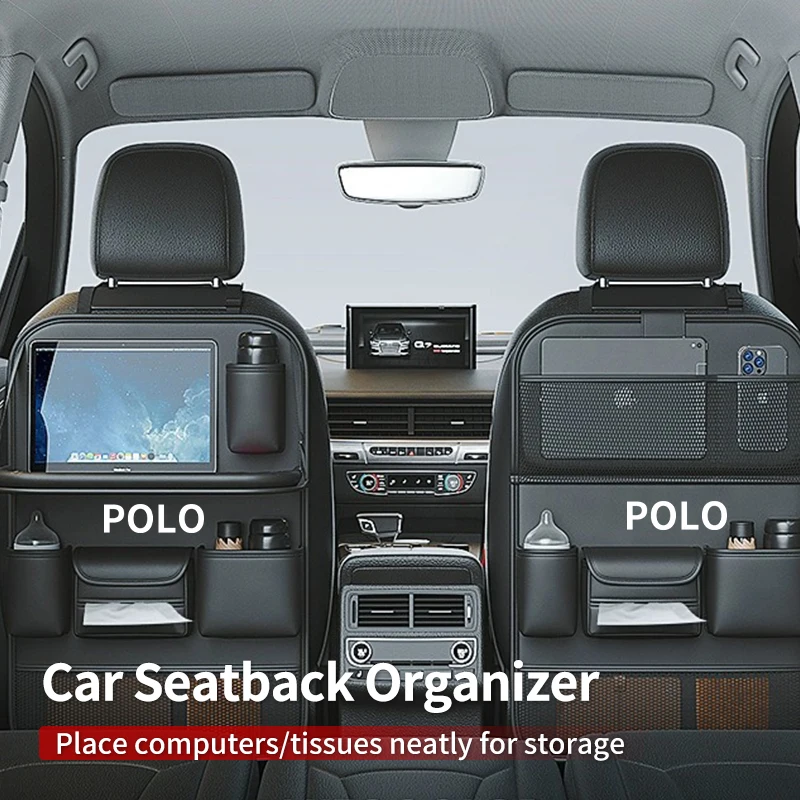 Сумка для хранения автомобильного сиденья, коробка для салфеток, органайзер для инструментов, противоударная накладка для VW Golf Jetta Passat mk4 mk5 mk6 CC Golf 5 7 Tiguan