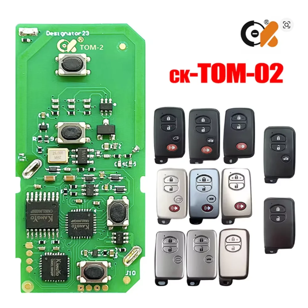 The CK TOM Series Universal Intelligent PCB Remote Control Circuit Board Is Used for the Toyota Series
