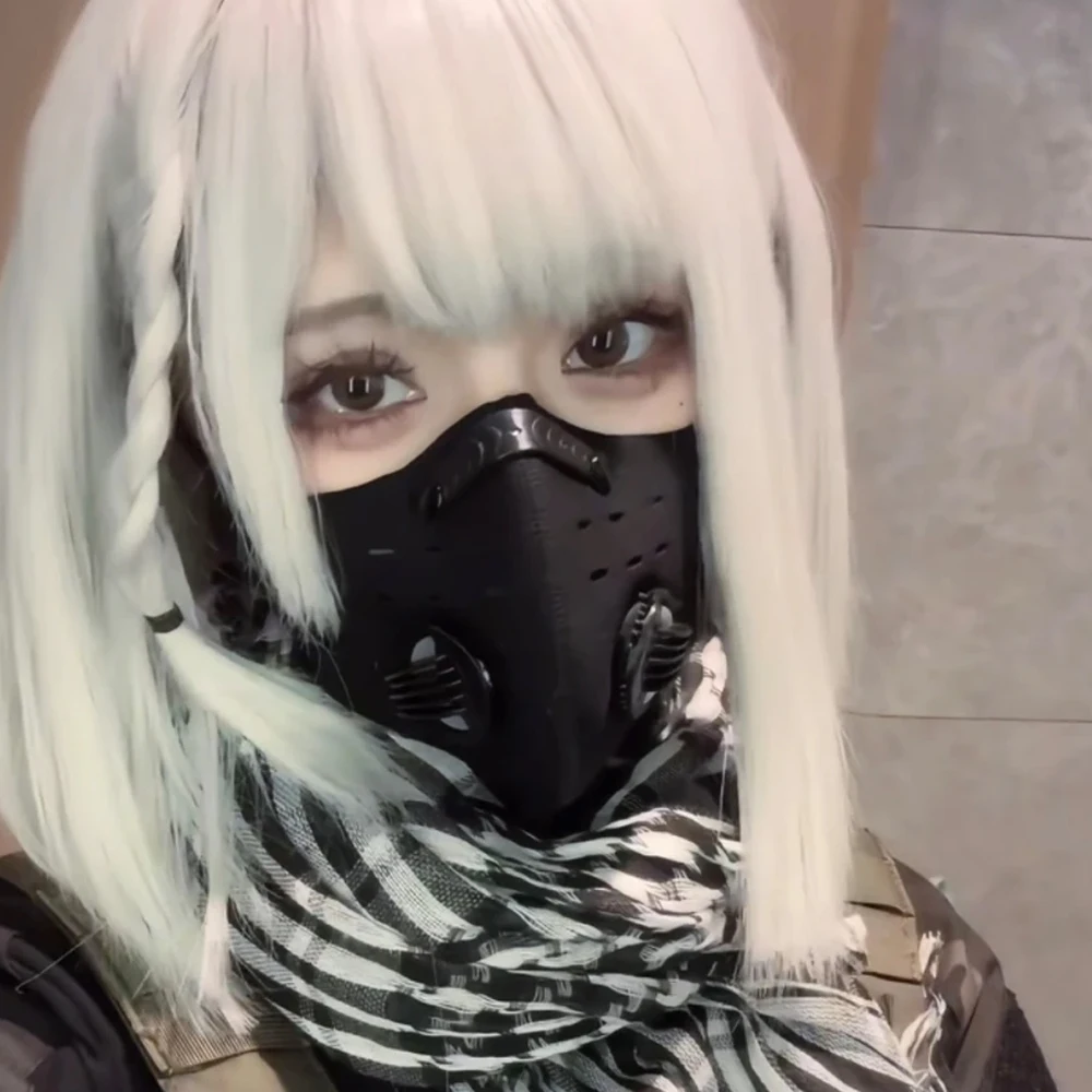 لعبة دلتا فورس ماي شياوين قناع تنكري أسود فاسق ستوما أقنعة الكبار للجنسين أزياء حفلة الهالوين زي الدعائم #1