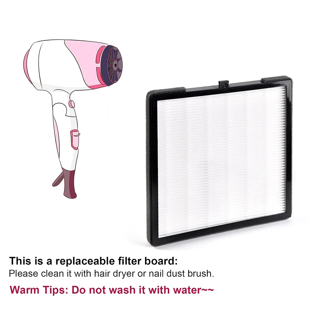 Linmanda Würfelform Nagels taub sammler Staubsauger Gel Nägel Pulver reduzierer Absorber Sauger Extraktor Lüfter für Maniküre