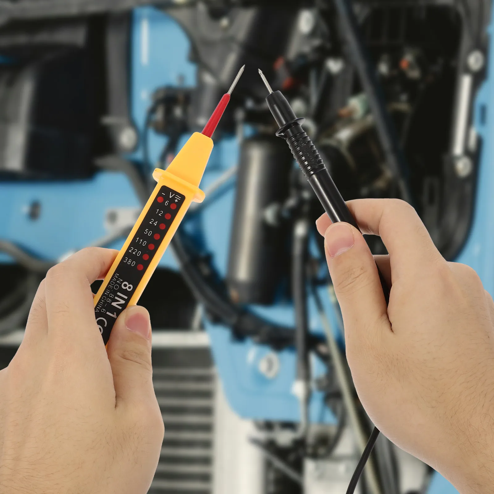 

Портативный высокоточный автомобильный тестер напряжения, чувствительный к электрическим цепям автомобиля