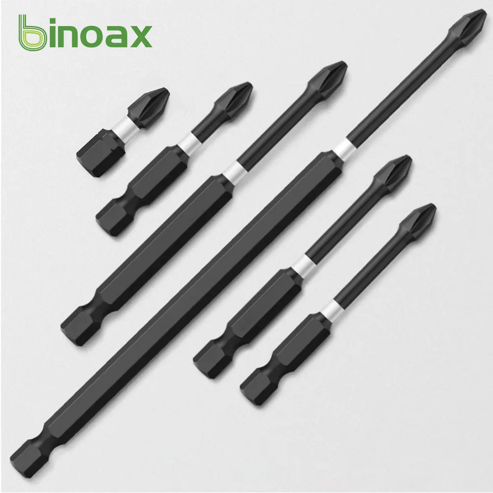 

Binoax PH2 S2 Impact Electric Screwdriver Bits Set Strong Magnetic Cross Bit Drill Head