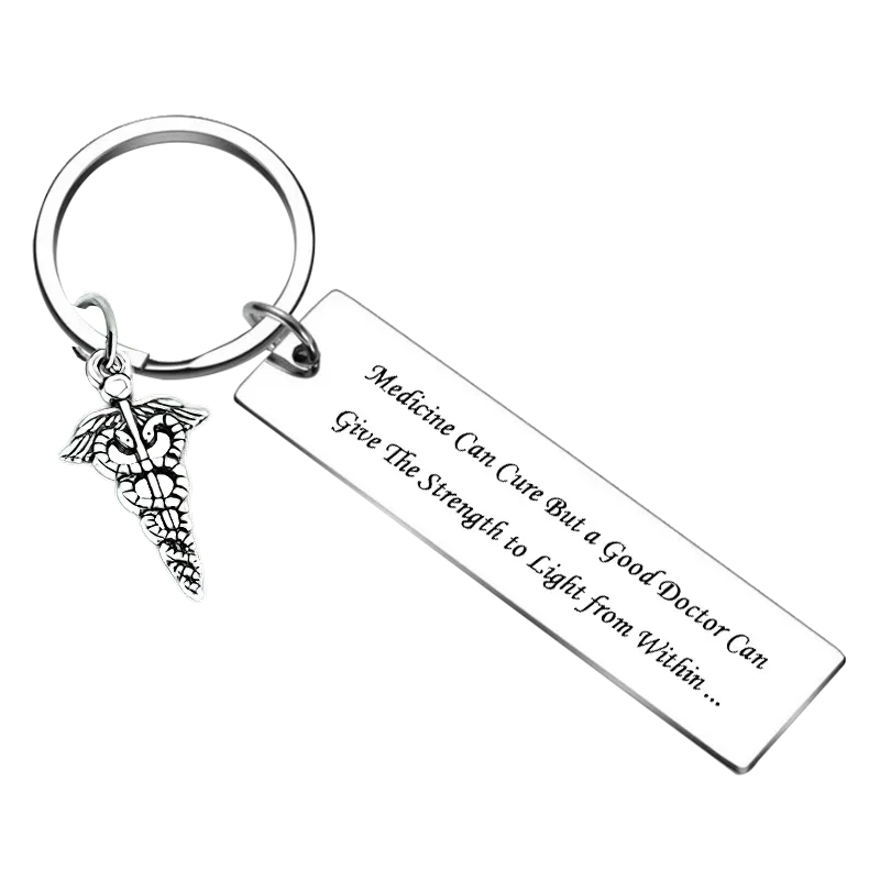 Hot Hospital Worker Gift Hospital Worker Keychain Doctor Appreciation Jewelry Key Rings Friends Coworkers gift