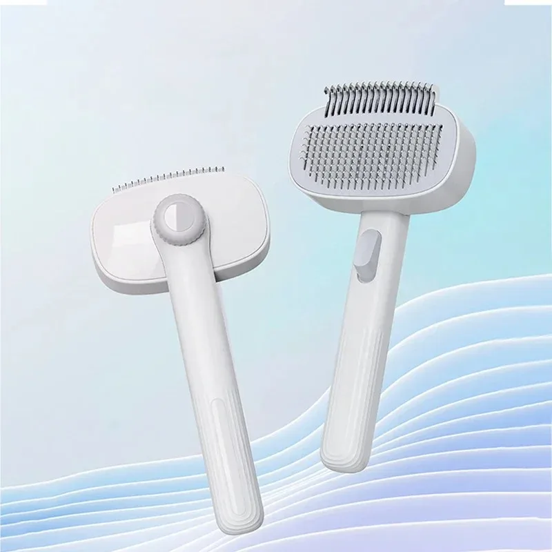 Magic Pet Grooming Brush - Effortless Knot Remover & Hair Collector, Painless Detangling for Cats & Dogs with Thick Fur. view 6