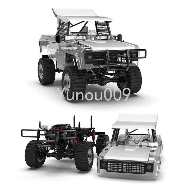 4WD 1/8 RC Off-road Vehicle Model Tuoyang Engine L200 L400 Methanol 5-speed Engine Remote Control Vehicle Model Adult Toy