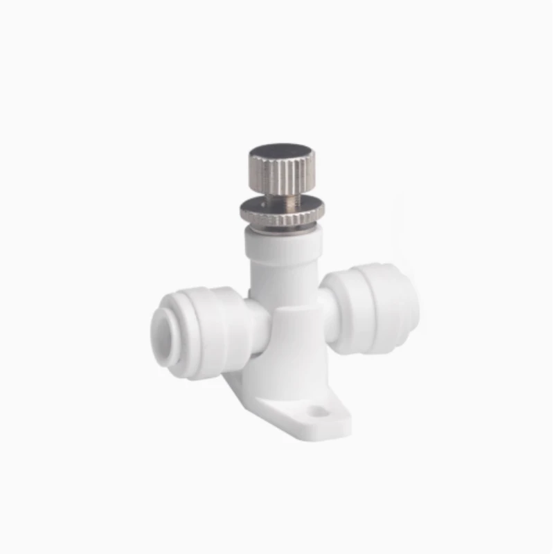 

Reverse Osmosis 1/4" Hose RO Water Flow Adjust Valve Regulator Waterflow Control Valve Connector Fitting Water Speed Controller