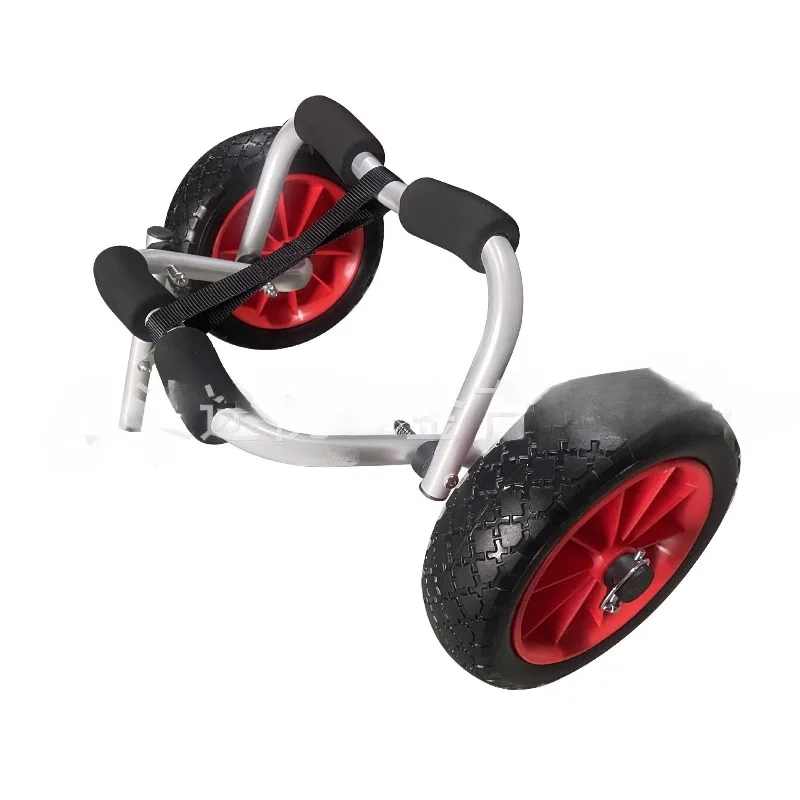 

Portable Lightweight Folding Boat Kayak Carrier Beach Marine Drag Trailer Boat Kayak Cart Dolly Tote Trolley Transport Cart