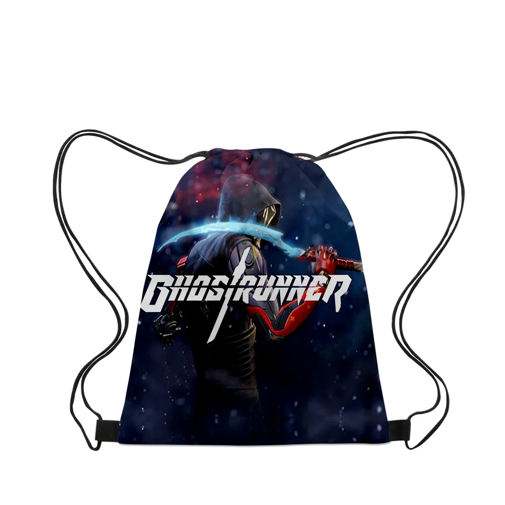 

Ghostrunner 2023 New Game Handbags Cloth Canvas Drawstring Bag Women Men Leisure Bags