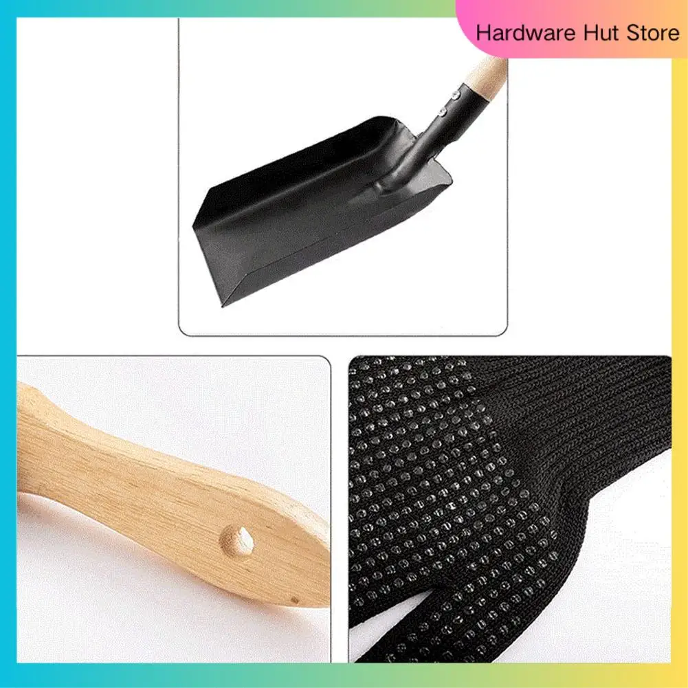

Fireplace Ash Shovel And Brush Set, Shovel And Hearth Brush, Fireplace Shovel And Brush Hearth Tidy Accessories Set-Y31A