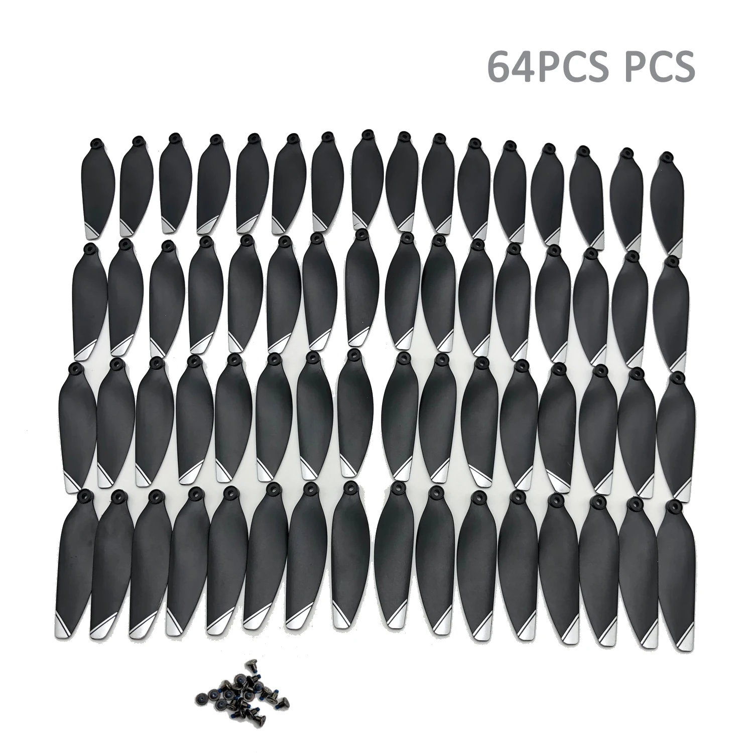 

64PCS Propeller Kit Spare Part for Mini Drone S5S Main Blade Maple Leaf Wing Part RC Helicopter LS-S5S Rotor Accessory