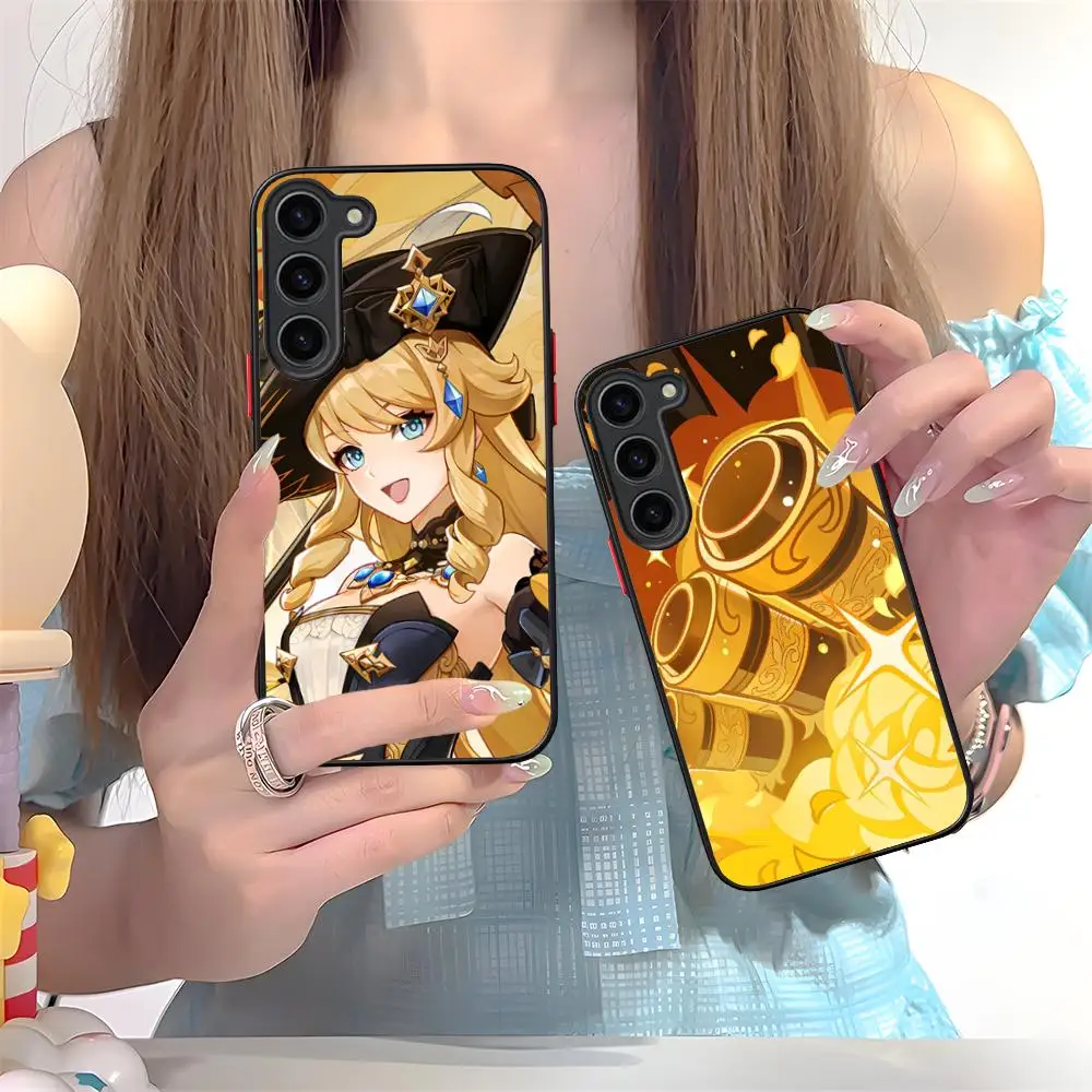 Game GI Navia Phone Case for Samsung Galaxy S26 S25 S24 S23 S22 S21 Plus FE Ultra Skin Feel Shockproof Cover