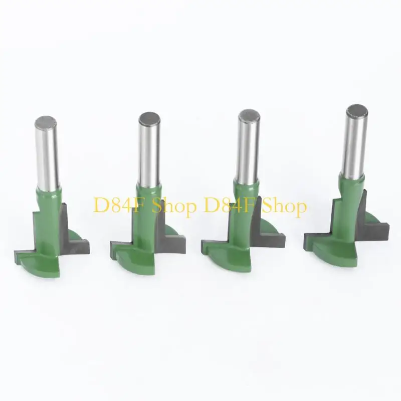 

D84F Концевые фрезы 8 мм, синие фрезы для литья по дереву, шлицевые фрезы, 4 шт. в упаковке