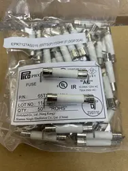 10PCS/LOT 65TS(P) 150H 15A 250V Ceramic fuse clubfoot Volume 6X30
