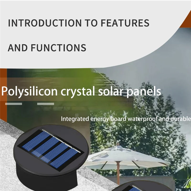 Paquete de XSXS-4 luces solares para piscina sobre el suelo, luz lateral impermeable para piscina, para alrededor de piscina, cascada, escaleras, valla, terraza