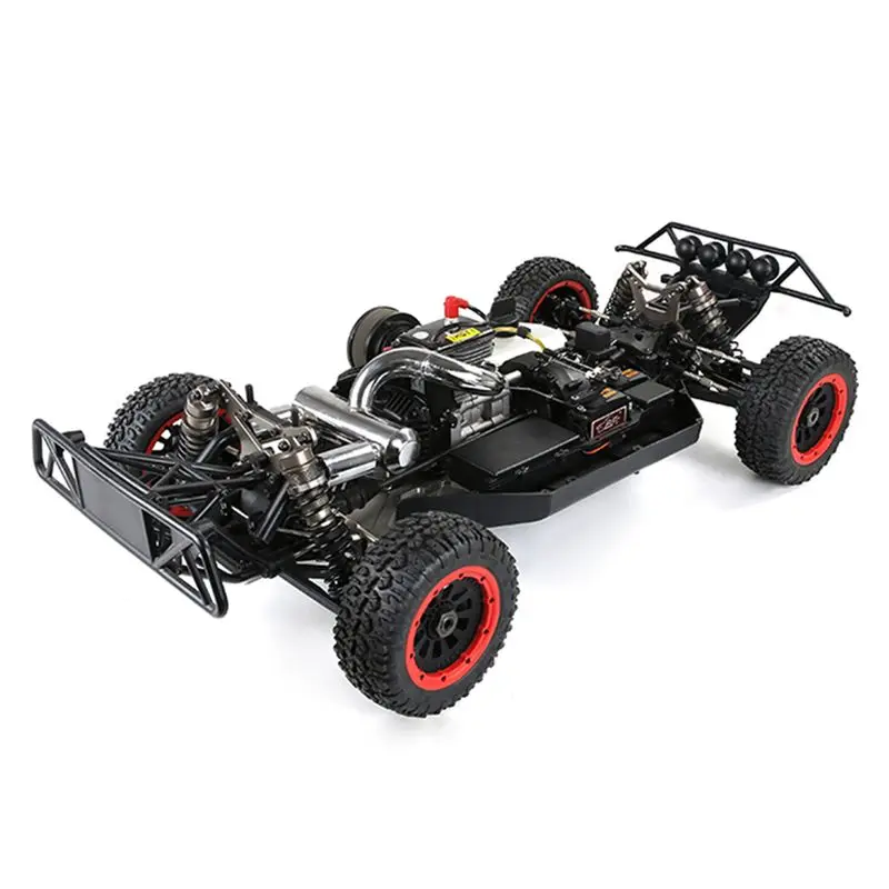 ABTI-RC Car Double Mute Pipe Exhaust Pipe For 1/5 Losi 5Ive T Rovan LT 29CC 30.5CC 32CC 36CC 45CC Engine Rc Car Update
