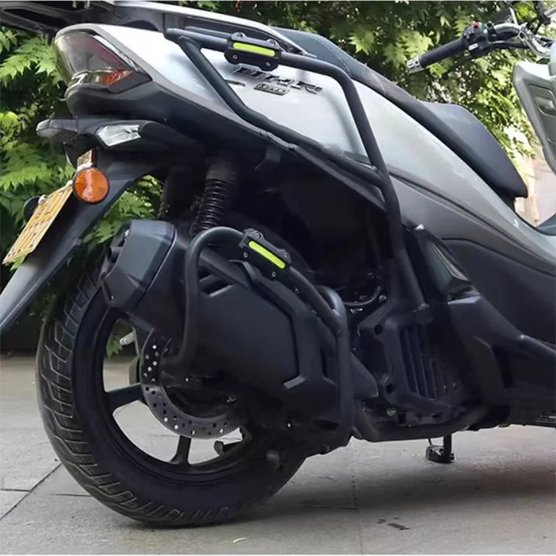 كتلة حماية ممتص الصدمات للدراجات النارية العالمية مع شريط عاكس للصدمات وواقي إطار مضاد للتصادم للسكوتر #5