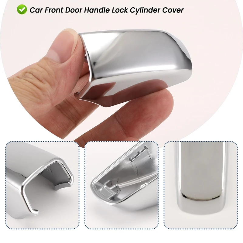 Car Front Door Handle Lock Cylinder Cover 51447221159 For Rolls-Royce Ghost 2009-2014 Door Exterior Handle Cover