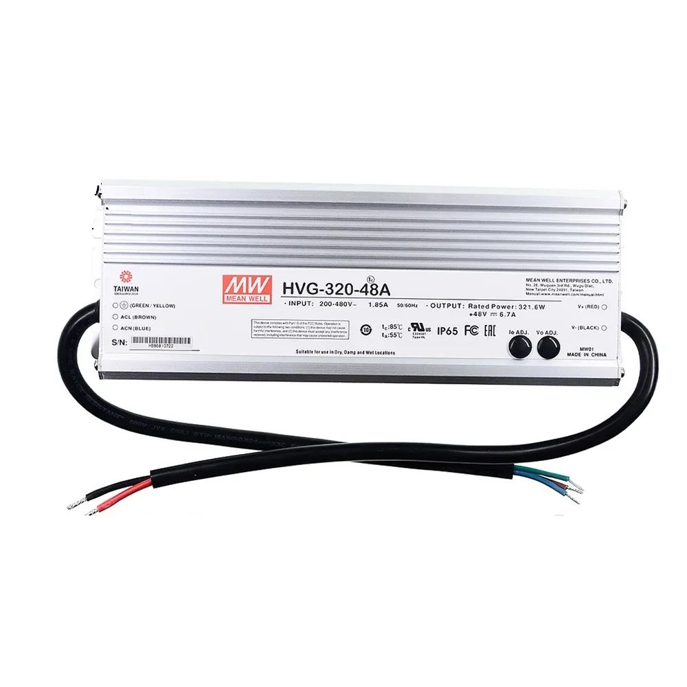 Taiwan Mingwei Power Supply Switching Power Supply HVG-320-48A 320W 48V 6.7A Authorized Distribution, New