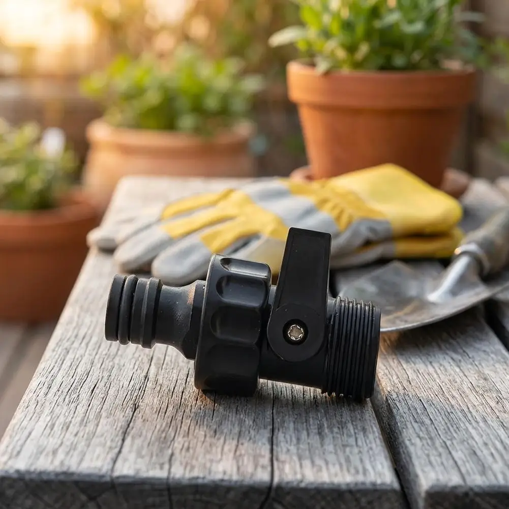 External 6point Nipple Valve Flower Watering Nozzle Handle Switch Quick Connectors Clamps Fittings Watering Irrigation Tools