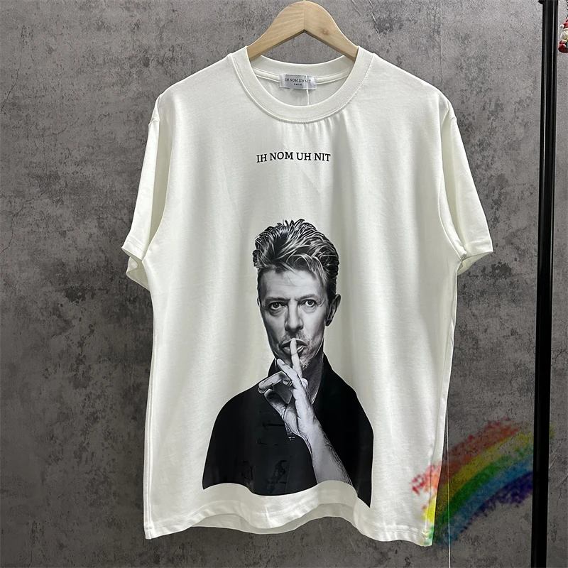 2024ss IH NOM UH NIT T Shirt Men Women Best Quality Portrait Printing Top Tees T-Shirt