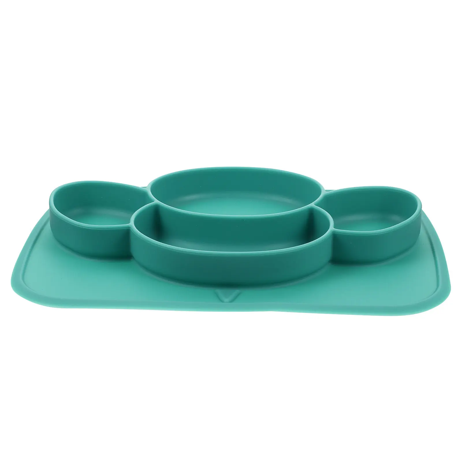 

Силиконовая детская тарелка на присоске с разделителями, нескользящая, с сильной адсорбцией, для самостоятельного кормления малышей