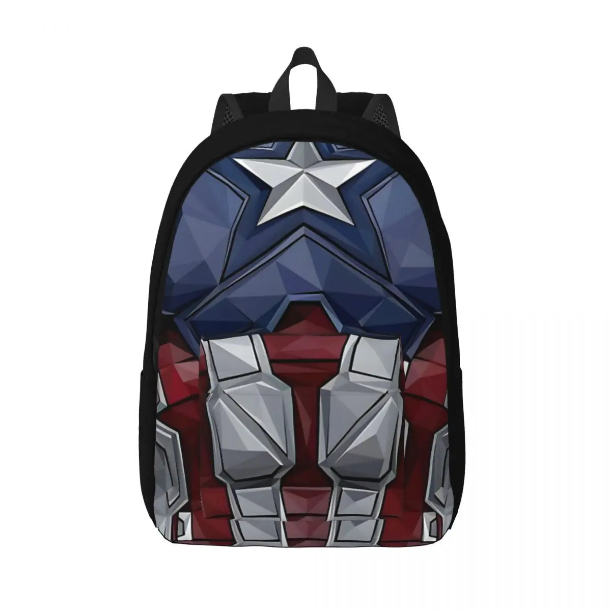 Birthday Gift CAP- Multi Compartment Book Pack Marvel Captain America Cool High School Students Daypack For School