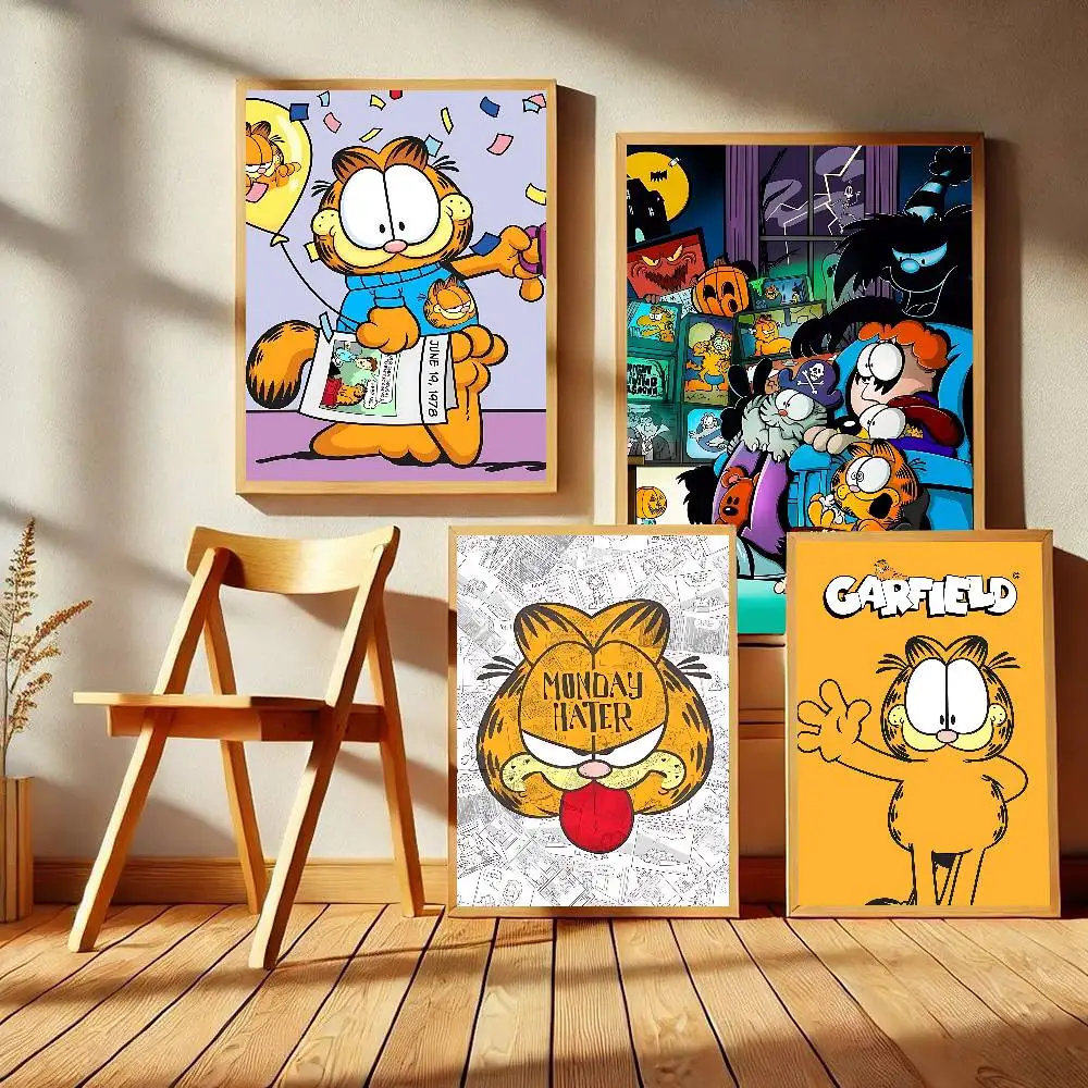 Der G-Garfield-Film Klebefolien-Poster, schicker Wandaufkleber für Wohnzimmer- und Bardekoration, Vintage-Dekorationsgemälde
