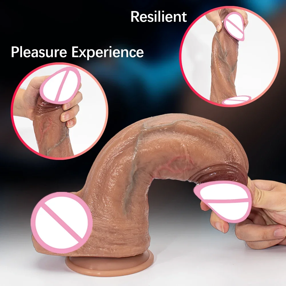 قوي الرجال القضيب الكبير واقعية دسار لينة سيليكون ضخمة ديك لعبة الجنس شفط كأس المكونات الشرج للنساء المهبل الإناث الاستمناء #2