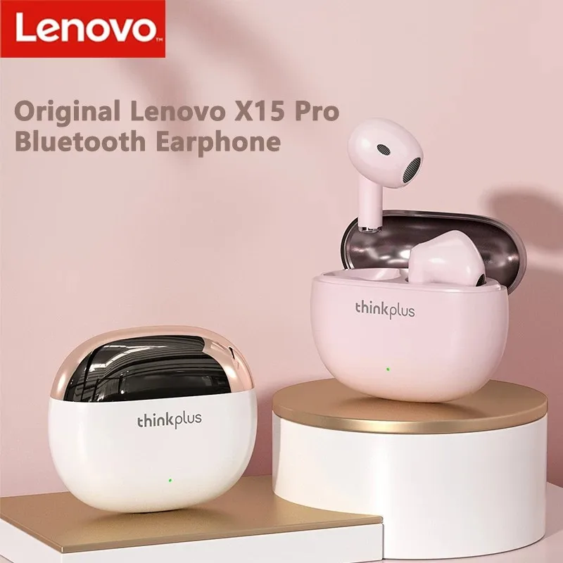 Lenovo X15 Pro Bluetooth 5.1 Wireless Long standby Earphones Long Music Time Headphones Multi-layer Sound Effect Earbuds