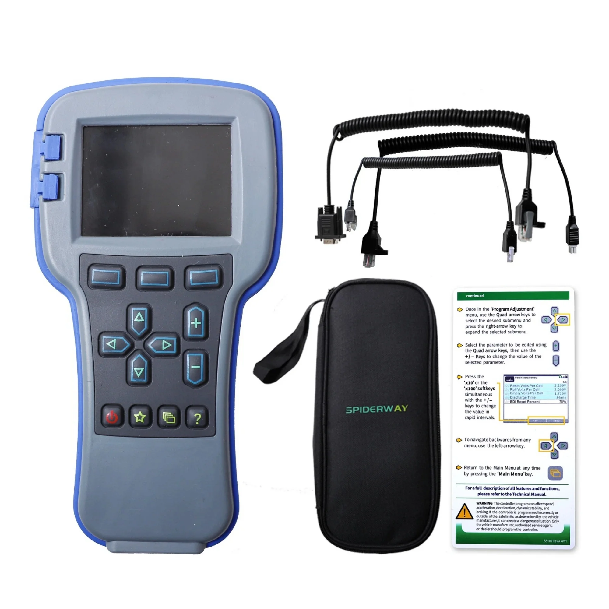 1313-4331 Handheld Programmer Controller for Curtis Electric Forklift Golf Cart OEM Dealer Level 1313-4431 1313-4401 1997-UP