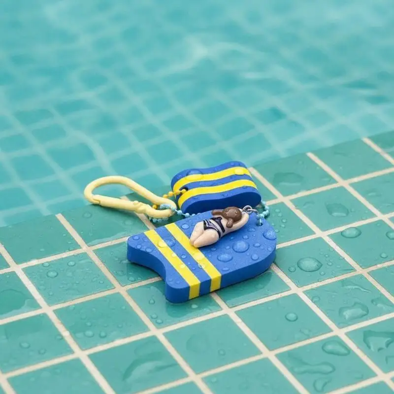 Sportlicher Schlüsselanhänger, Niedlicher Schwimmer-Anhänger für Mädchen und Jungen, Rucksack-Hängeanhänger, Taschenanhänger, Autoschlüsselanhänger, Schicke Accessoires, Geschenk – Detail 6