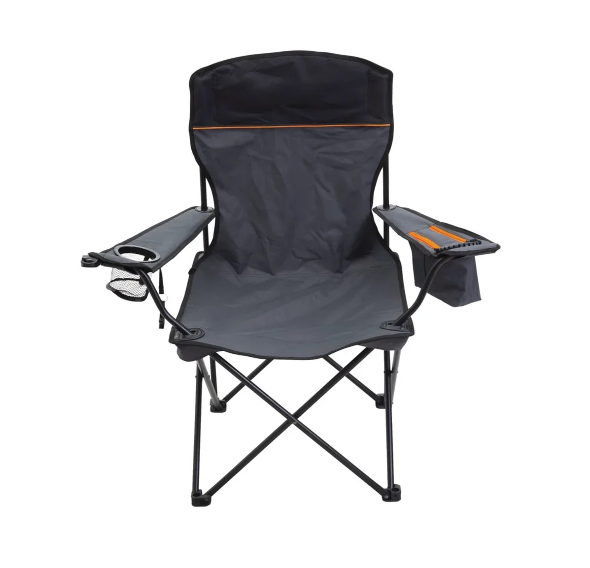 Style Folding Fishing Camping Chair Beach Chair with Armrests Cup holder and Drinks cooler for Outdoor Use