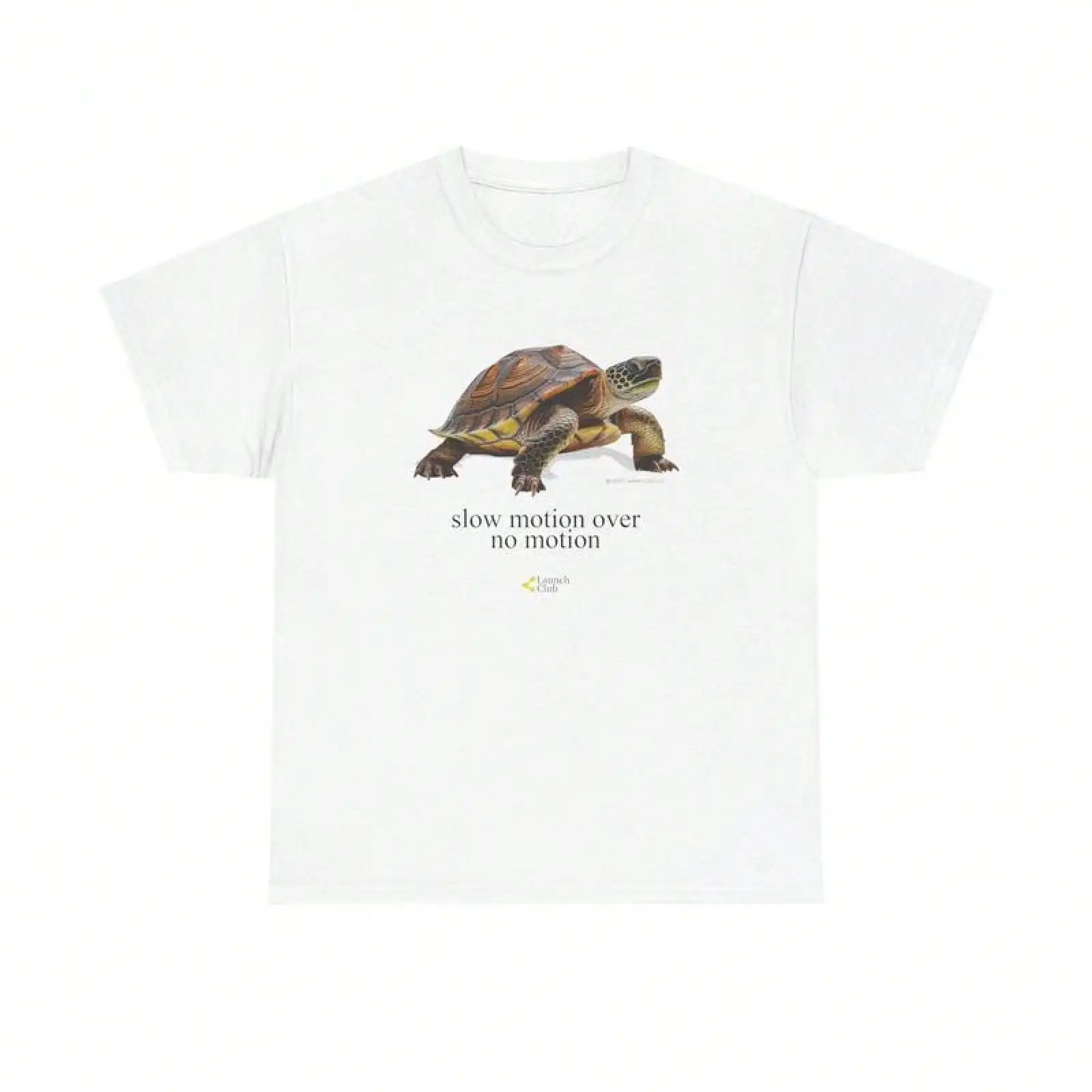 

Slow Motion Turtle T-shirt CasualRetro T-Shirt With Vintage Graphic Design For And WoTshirt Summer Print Tee Top