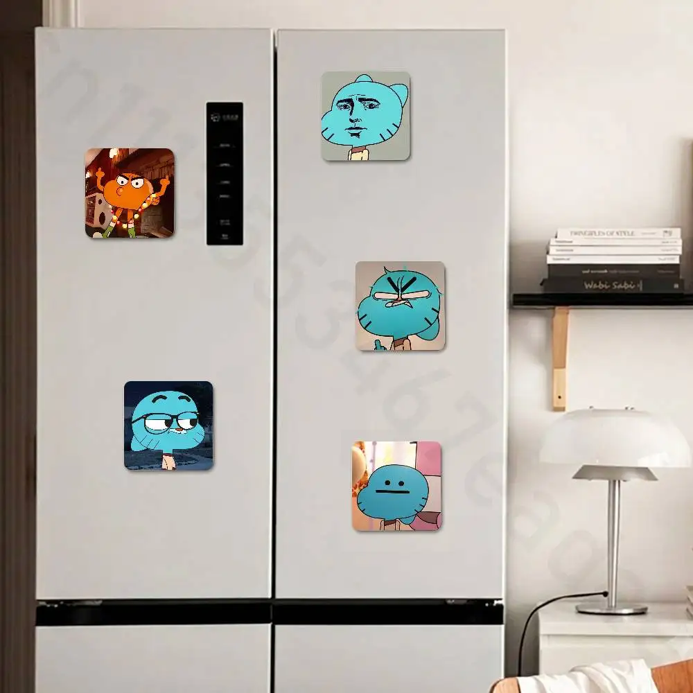 A-Amazing World Gumball Fridge Magnets Round Magnetic Refrigerator Decoration Memorial Gifts Wedding Favors
