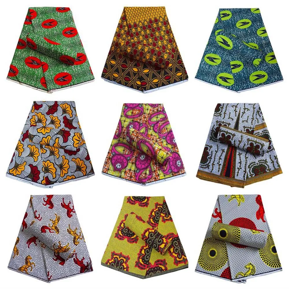 African Holland Wax Fabric Cotton African Batik Cloth Cotton Traditional African Cloth