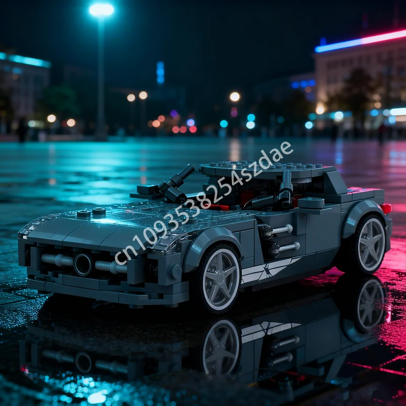 

319pcs MOC Mercedesesed Benz SLS Model Building Blocks Construction DIY Creative Christmas Gift Idea Brick Toys Kids Birthday