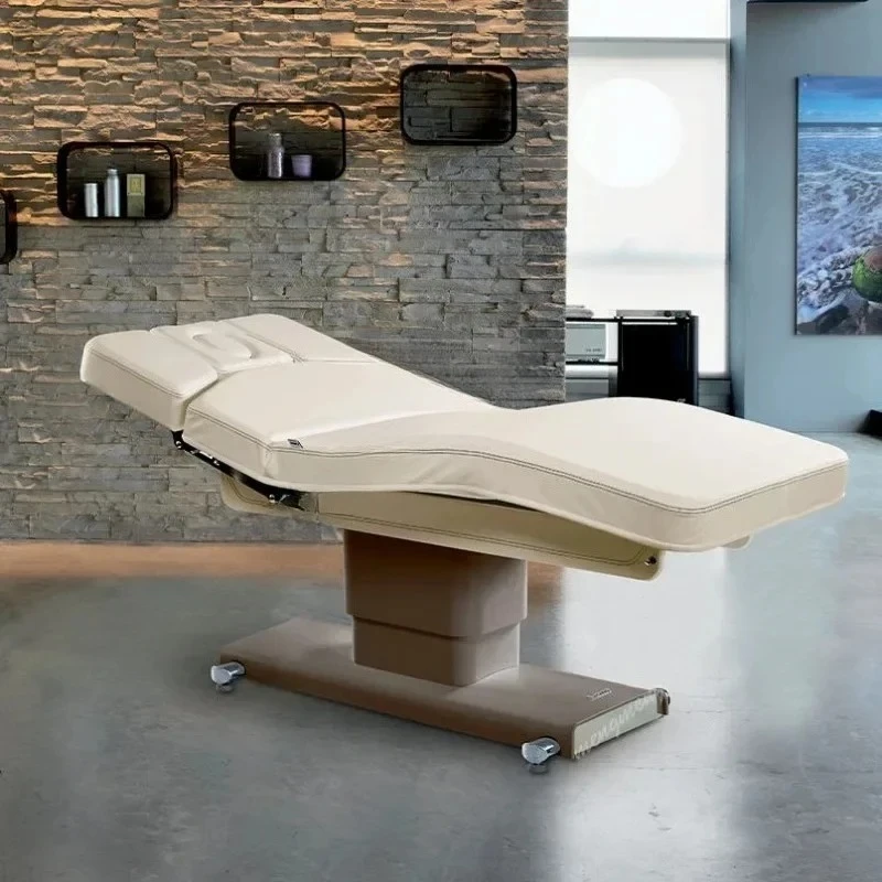 Luxurious Multifunctional Electric 4 Motor Beauty Massage Facial Bed with Customized Color LOGO for Beauty Salon