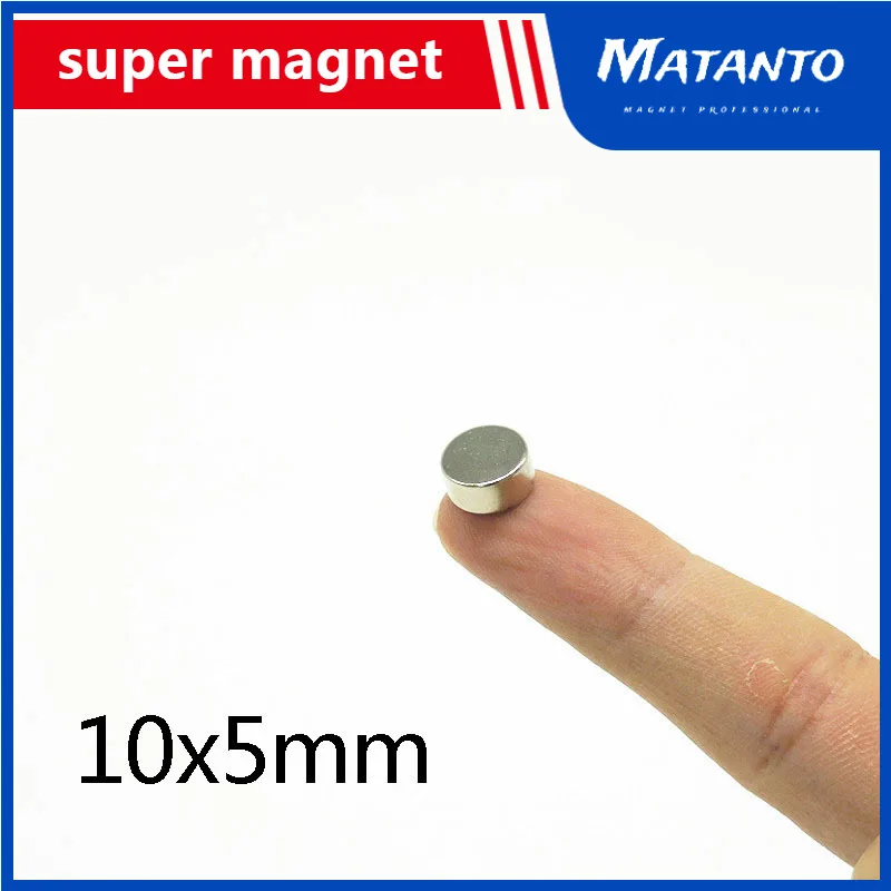 20/50/100 pcs 10x5 mm Powerful Neodymium Disc Magnets 10mmx5mm Search Diameter Magnet 10x5mm Round Magnets 10*5mm