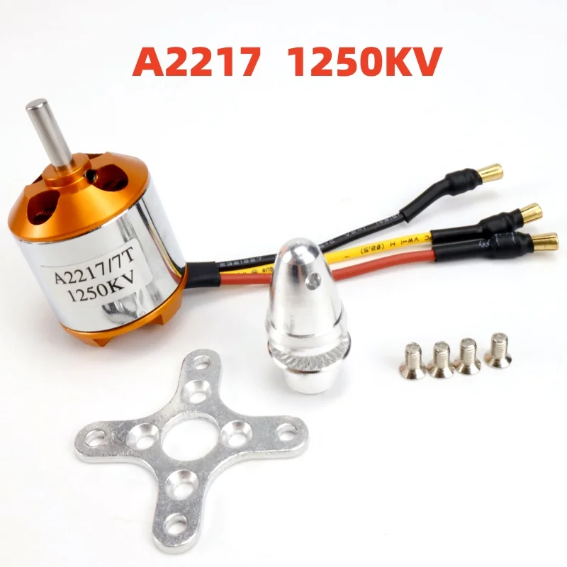 

Бесщеточный двигатель Outrunner с высоким крутящим моментом для радиоуправляемого самолета, самолета, квадрокоптера, мультикоптера XXD A2217 1250KV, 1 шт.