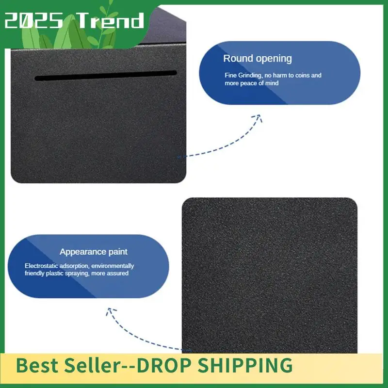 Лучшие предложения Копилка для взрослых, только копилка из нержавеющей стали может быть входит и выходит, неоткрываемая копилка, черная