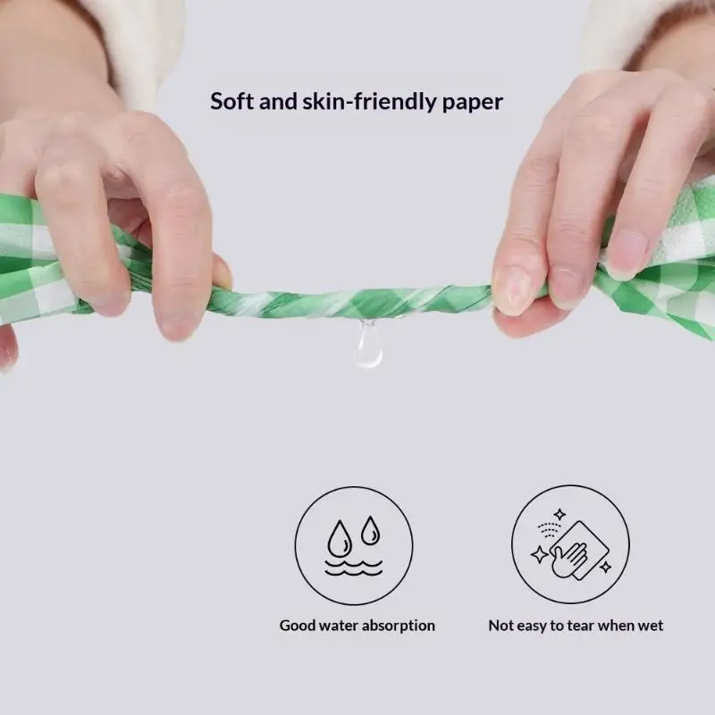 20 Blatt bunte Gingham-Einweg-Papierservietten, weich und saugfähig, für Picknicks, Geburtstage, Hochzeiten, Feiertage und Tischdekorationen – Detail 8