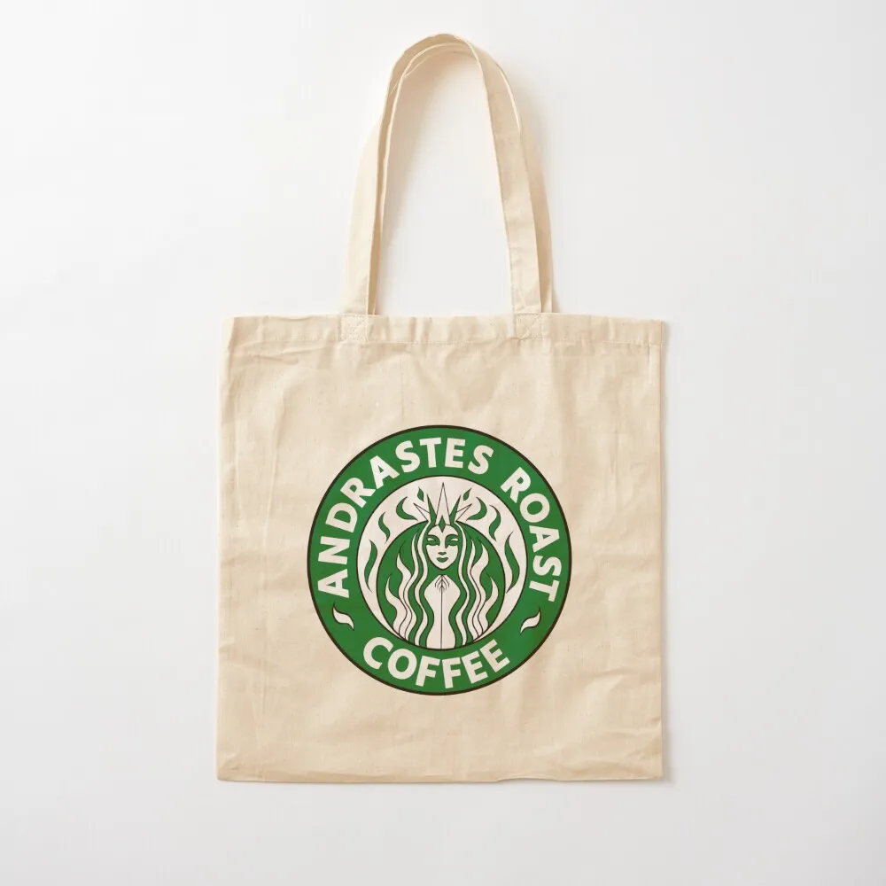 Andrastes Roast Coffee - Inquisition Green Tote Bag custom fabric bag tote bag custom Women's beach bags Canvas Tote