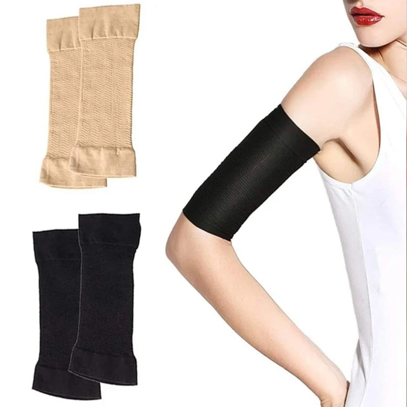 Slim Arms Trimmer Girdle Weight Loss Sleeves Elastic Fat Slimmer Trainer Massager Women Slimming Wrap Belt Band Upper Arm Shaper