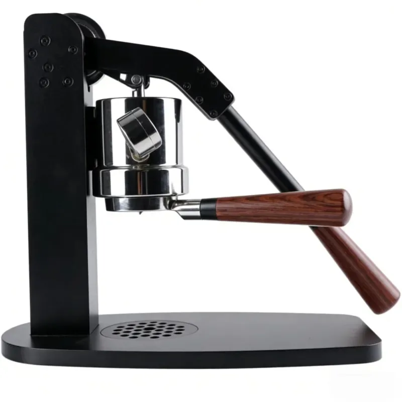 STLF Professional hand-pressed coffee machine with pressure gauge, extraction stability