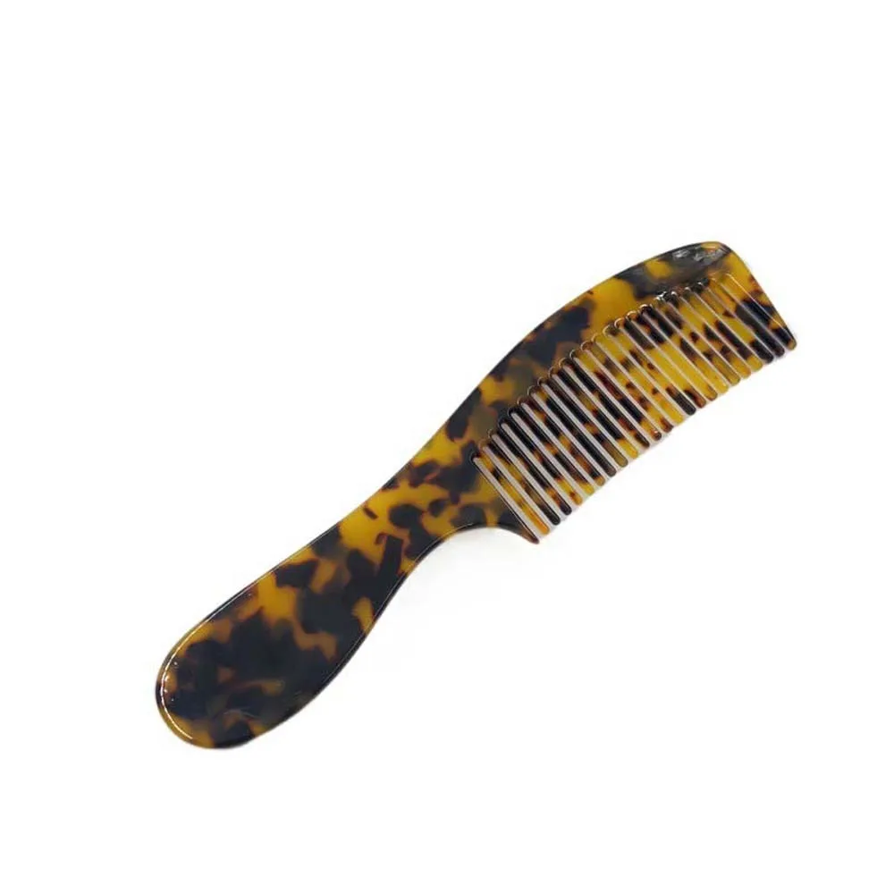 

Leopard Print Acetate Comb Hair Accessories Hair Styling Tool Makeup Comb Anti Static Korean Style Hairdressing Combs Dormitory