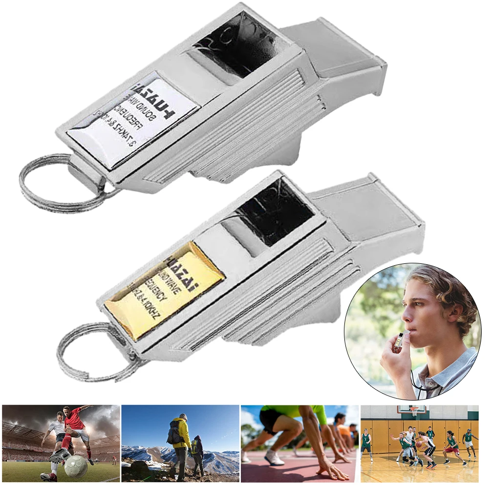 Professional Soccer Referee Whistle Seedless Emergency Lifesaving Whistles Portable for Outdoor Sports Training