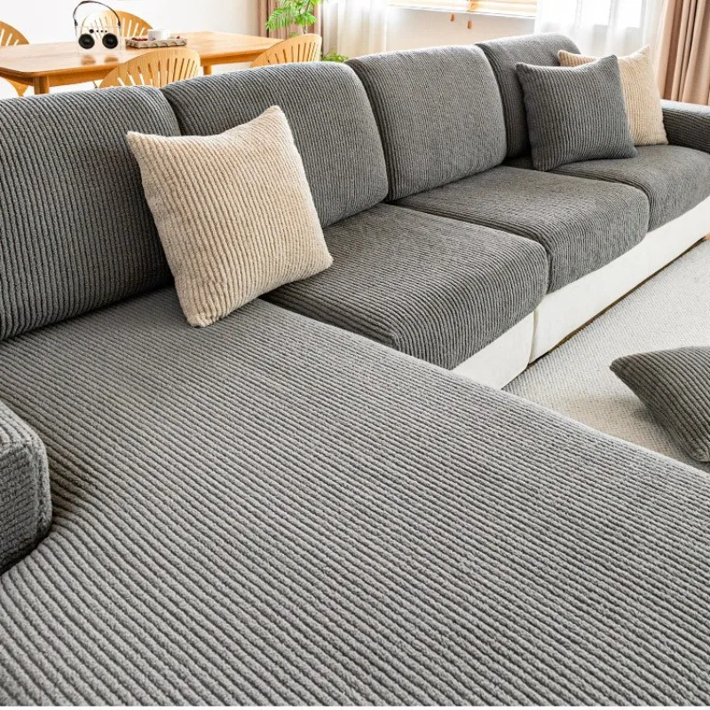 2026 جديد 1/2/3 مقاعد كرسي الشتاء غطاء أريكة حراري دائم التغطية الكاملة غطاء أريكة سميكة أفخم مقعد حامي #5