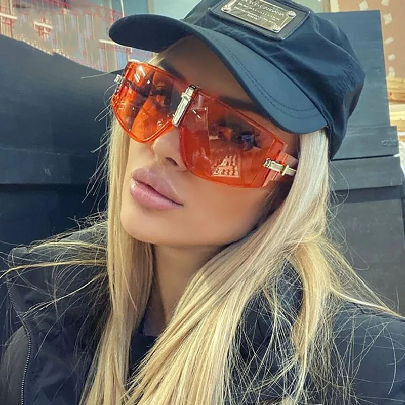 Square Oversized Sunglasses for Women Luxury Eyeglasses Women/Men Vintage Glasses Women Retro Oculos De Sol