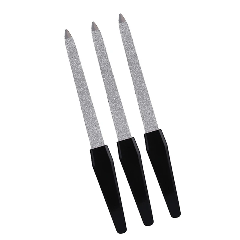 3-delige professionele dubbelzijdige nagelvijlen - perfect voor thuis en salonmanicure en pedicure!